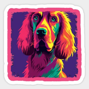 Irish Setter Pop Art - Dog Lover Gifts Sticker